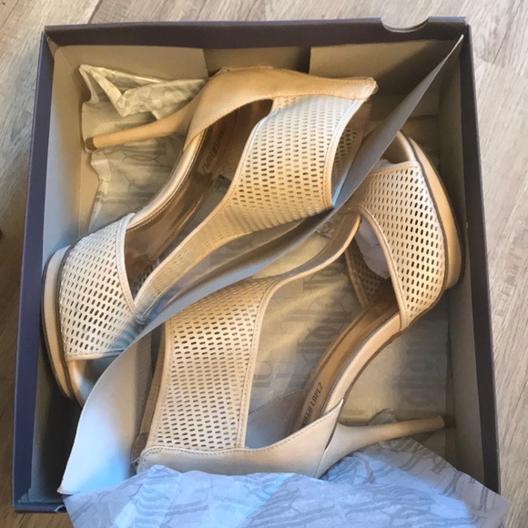 Size 10 nude Jlo heels NEW - Picture 6 of 6